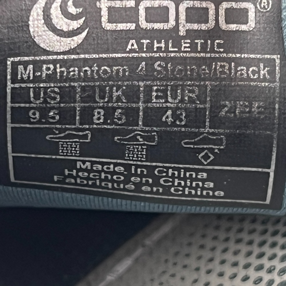 Topo Athletic Phantom 4 Mens Size 9.5 Stone Black Running Gym Sneakers Shoes - Picture 13 of 13